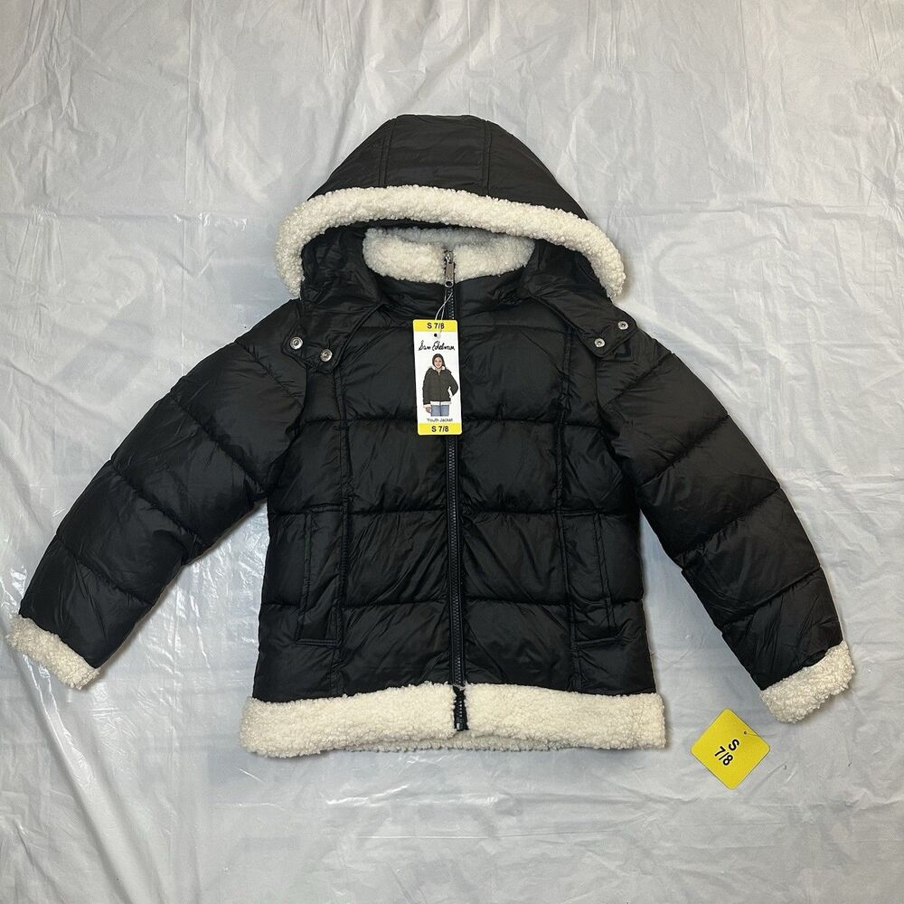 Sam Edelman Youth Girl Jacket Full Zip , Black Size S 7/8